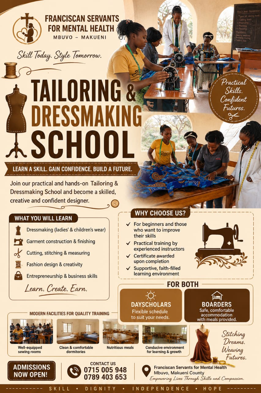 Tailoring & Dressmaking School Advert