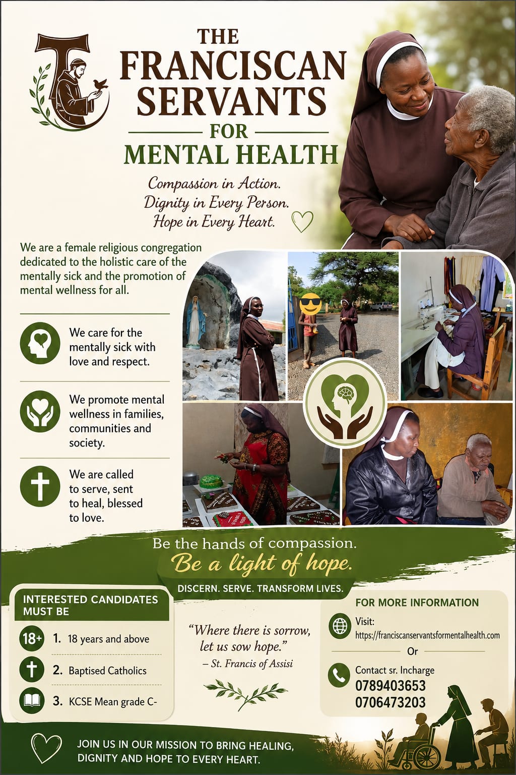 Franciscan Servants Vocation Advert
